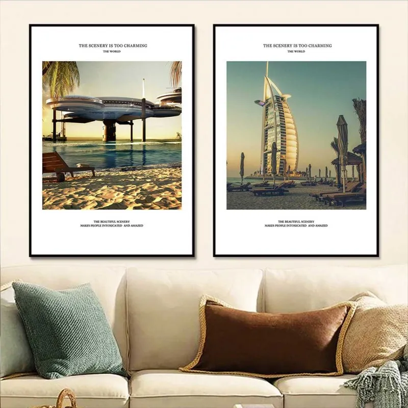 Tranh các công trình kiến trúc nổi tiếng trên thế giới