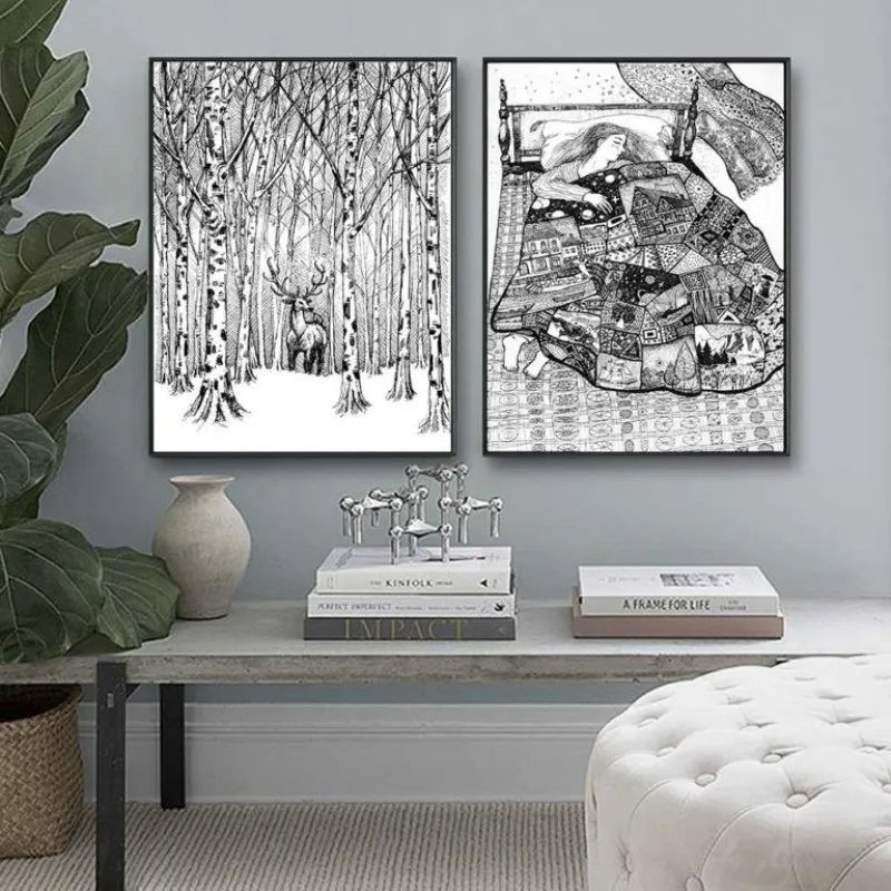 Tranh canvas cổ tích
