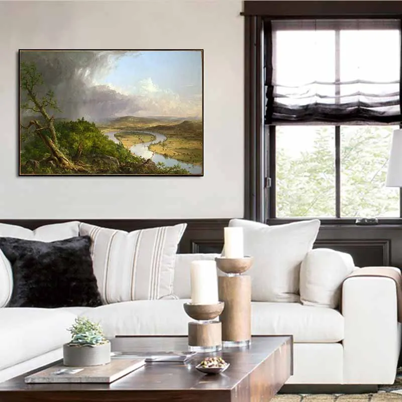 Tranh phong cảnh Núi Holyoke, Northampton, Massachusetts sau cơn bão