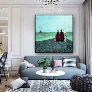 Tranh phong cảnh cuộc sống hàng ngày trừu tượng của họa sĩ Sam Toft