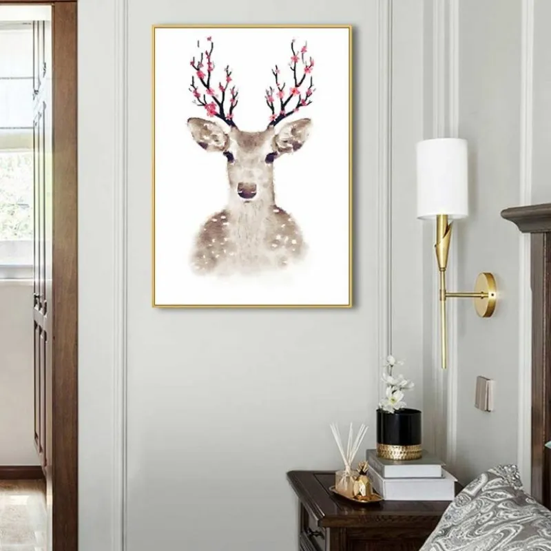 Tranh sừng nai trừu tượng