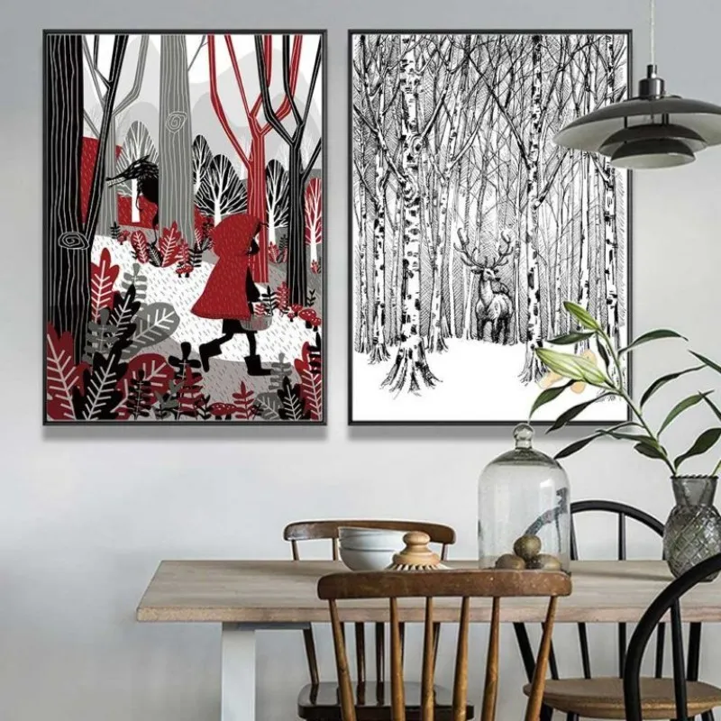 Tranh canvas cổ tích