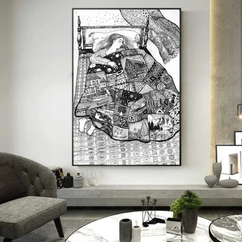 Tranh canvas cổ tích
