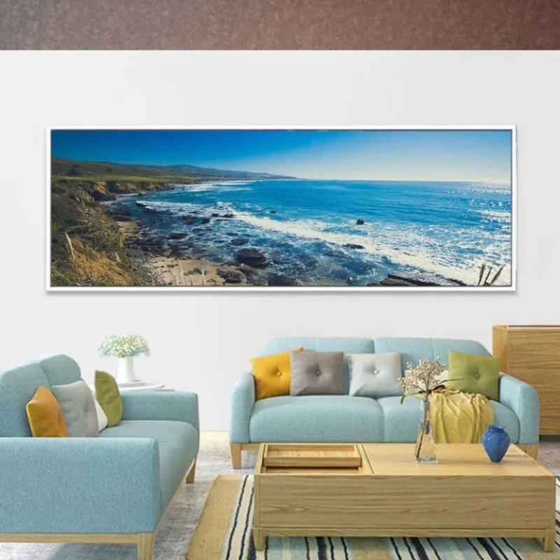 Tranh canvas phong cảnh bờ biển