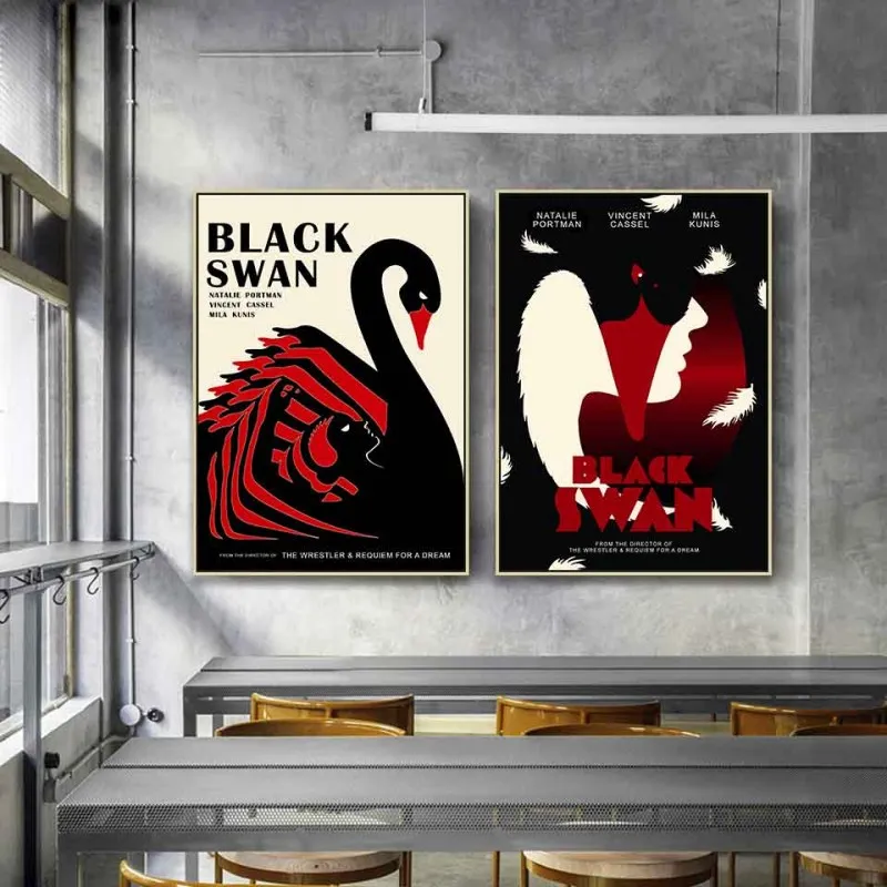Tranh canvas poster phim Thiên nga đen
