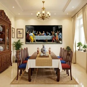 Tranh In Canvas Nghệ Thuật: Bữa Tiệc Ly (The Last Supper) - Dấu Ấn Phục Hưng