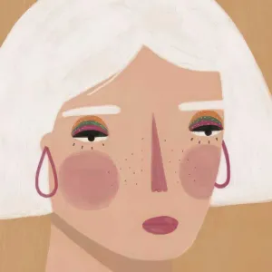 Chân Dung Cô Gái Tóc Trắng