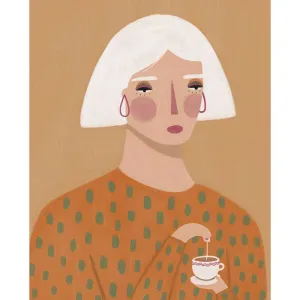 Chân Dung Cô Gái Tóc Trắng