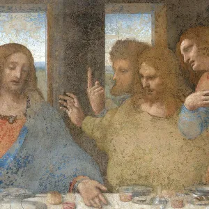 Tranh In Canvas Nghệ Thuật: Bữa Tiệc Ly (The Last Supper) - Dấu Ấn Phục Hưng