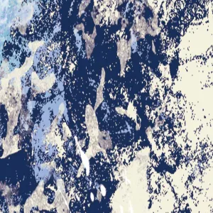 Dấu Ấn Xanh Trừu Tượng