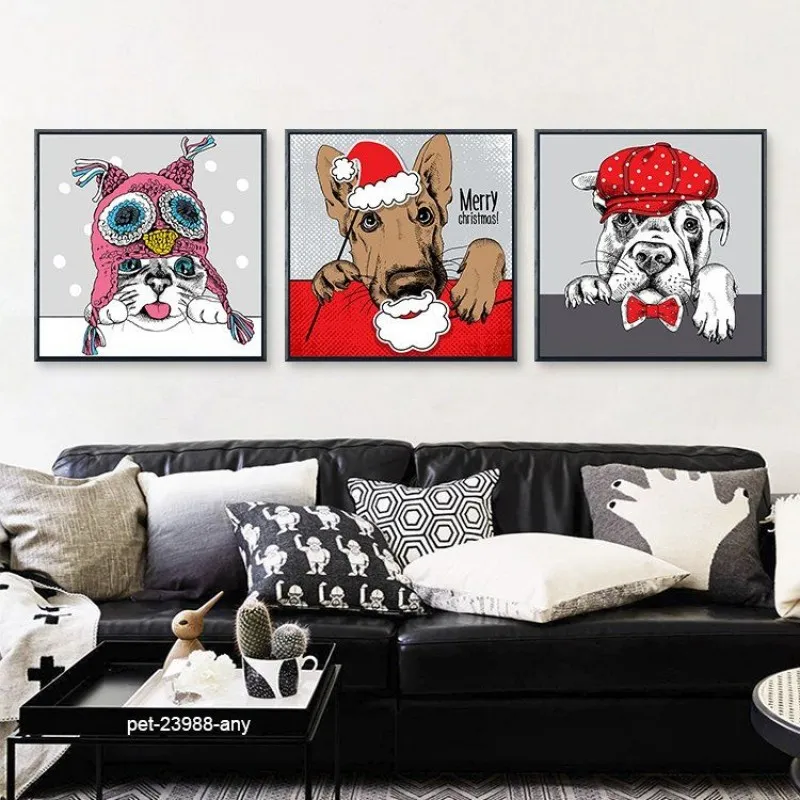 Tranh thời trang nón mũ của thú cưng