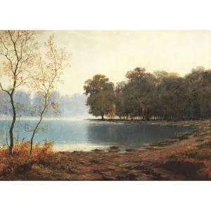 Sớm Thu Bình Yên Bên Mặt Hồ