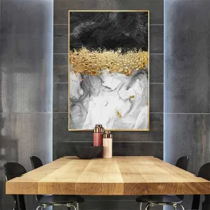 Bộ Tranh Canvas 3 Tấm: Vũ Khúc Lá Vàng Sang Trọng