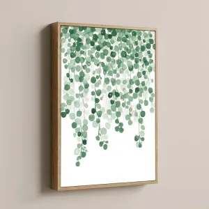 Tranh Canvas Lá Cây Treo Màu Nước Minimalist - Botanical Art Tinh Tế