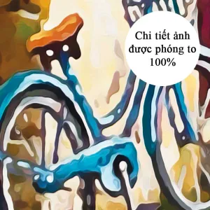 Tranh Bộ 2 Tấm In Canvas Phong Cảnh Góc Phố Châu Âu Cổ Điển