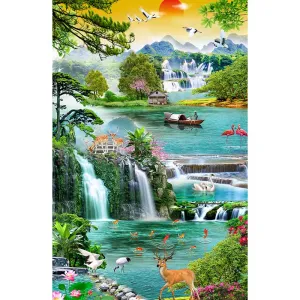 Cảnh Quan Sơn Thủy Hữu Tình Phú Quý Bình An