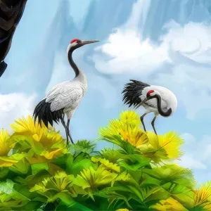 Bộ Tranh Canvas Phong Thủy Tứ Quý Bốn Mùa: Tùng - Trúc - Cúc - Mai