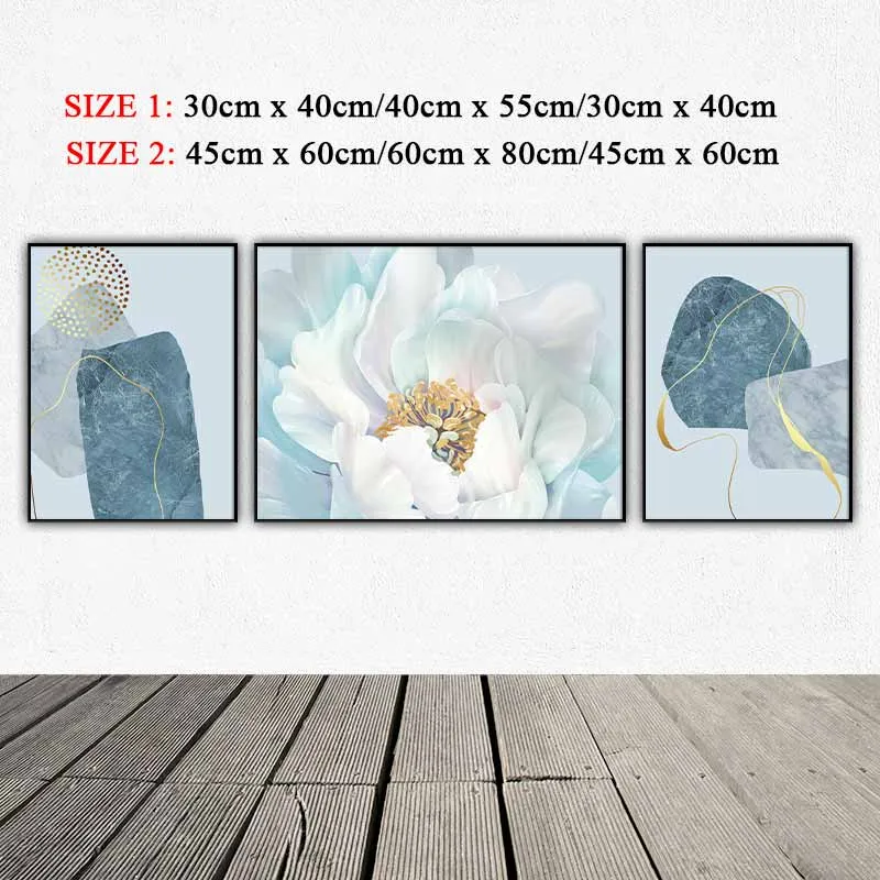 Tranh trừu tượng và hoa