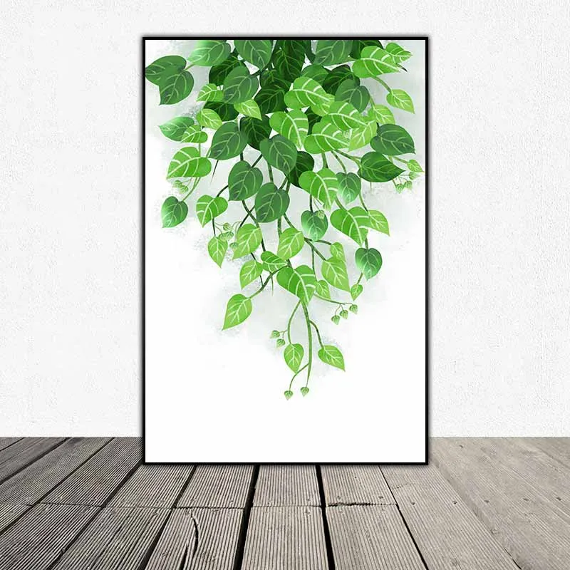 Tranh lá cây nhiệt đới