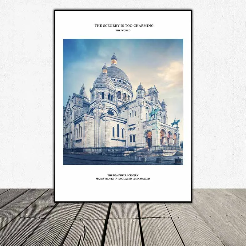 Tranh phong cảnh kiến trúc thành phố