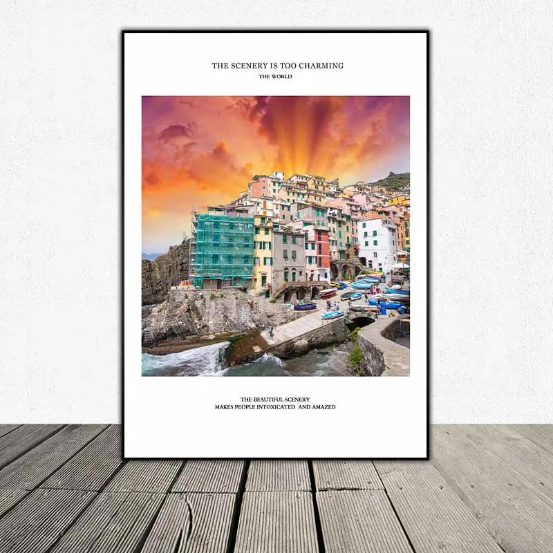 Tranh phong cảnh biển Hy Lạp và nước Ý