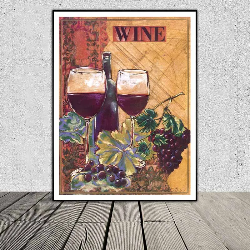 Tranh thế giới rượu vang (World of wine) của họa sĩ Susan Osborne