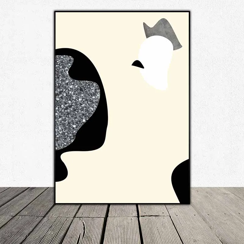 Tranh trừu tượng các hình dạng ngẫu nhiên