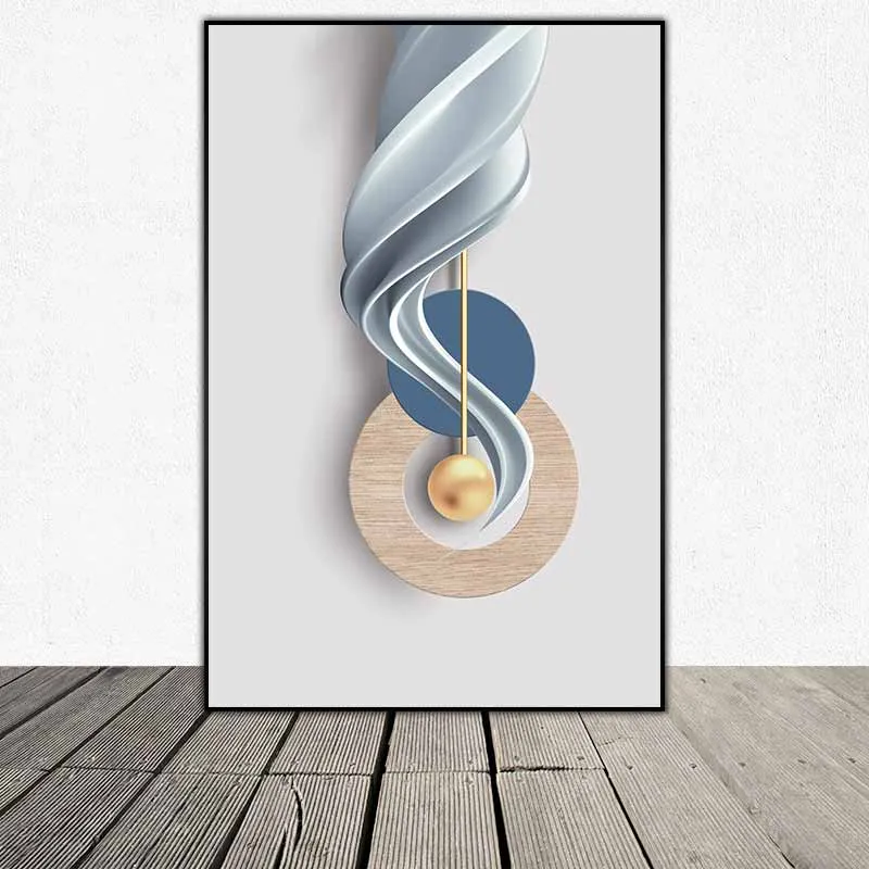 Tranh trừu tượng các vòng tròn