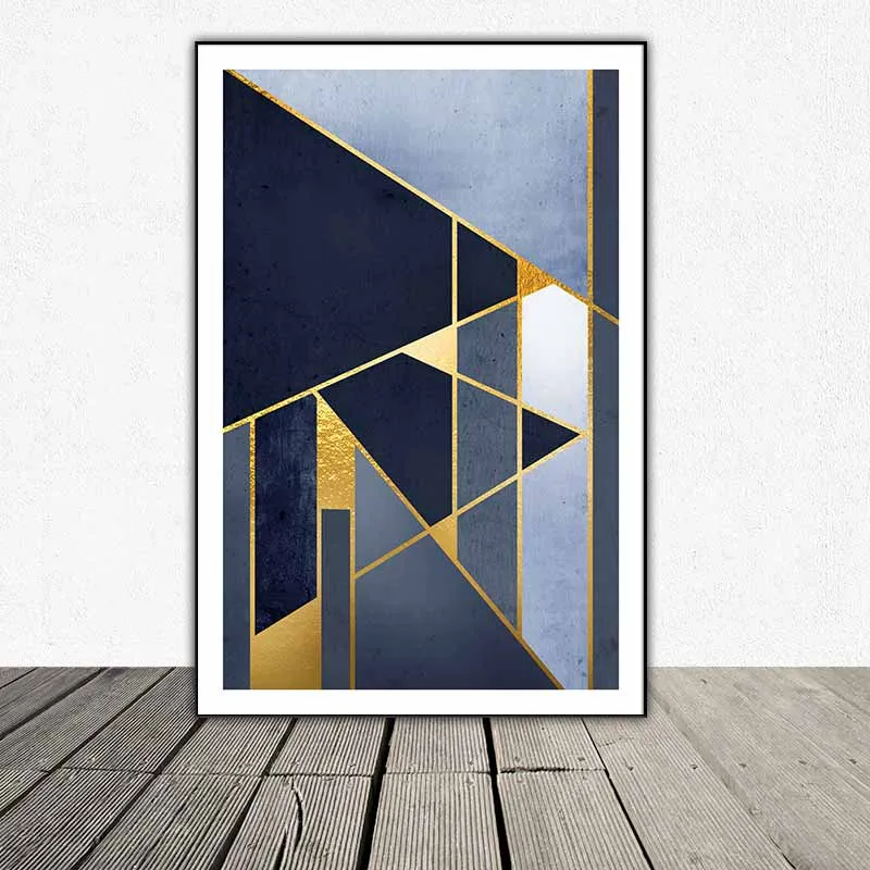 Tranh tượng thạch cao và hình trừu tượng kết hợp văn bản