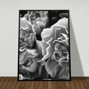 Tranh Scandinavian cô gái, đôi giày, hoa kết hợp chữ