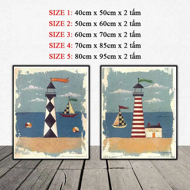 Tranh ngọn hải đăng của họa sĩ Jill Ankrom