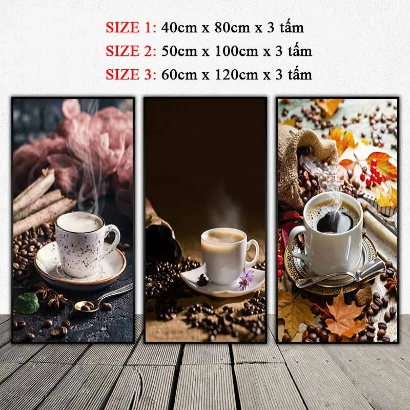 Tranh tách cà phê và những hạt cà phê, coffe, cafe