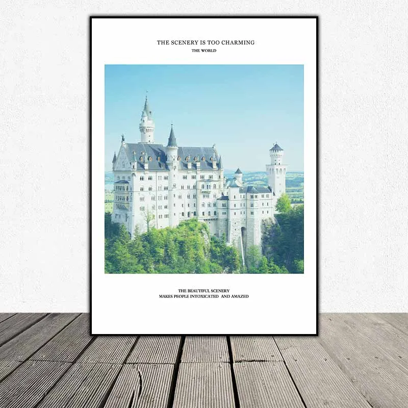 Tranh phong cảnh kiến trúc thành phố