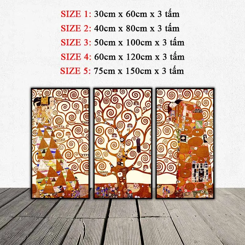 Tranh The tree of life (cây sự sống)Trừu Tượng