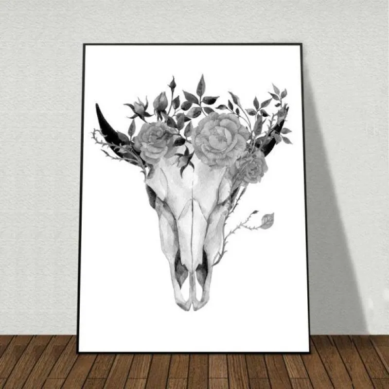 Tranh Scandinavian phong cảnh rừng núi