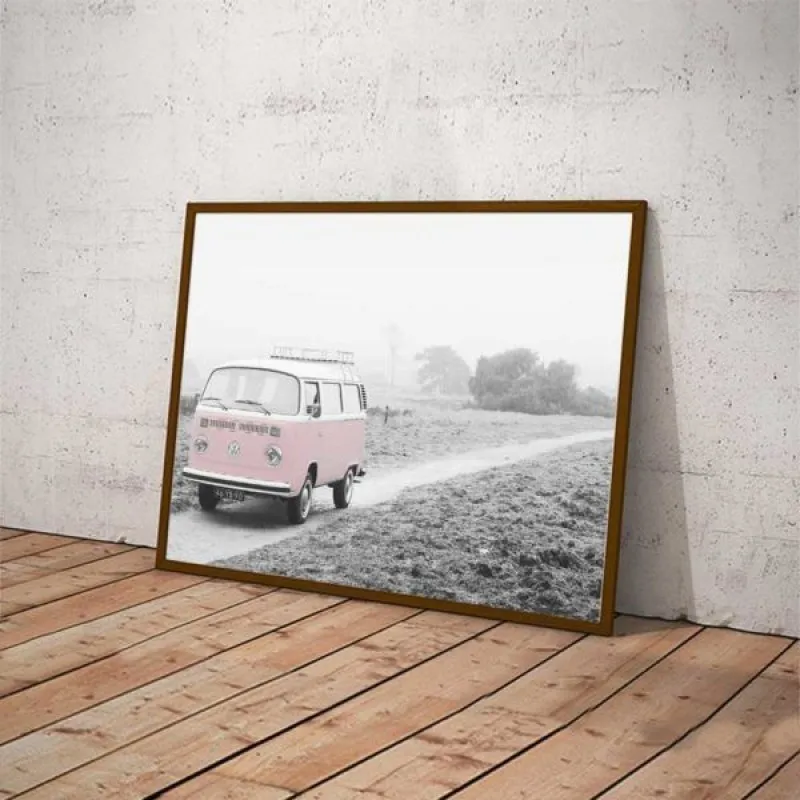 Tranh Scandinavia phong cảnh biển, cô gái