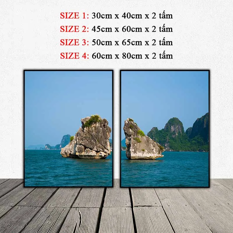 Tranh phong cảnh Việt Nam Vịnh Hạ Long