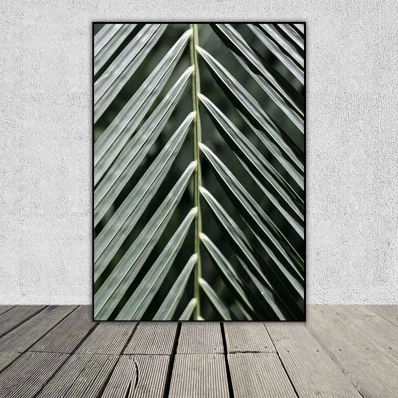 Tranh Scandianavia hươu nai, các khúc cây, lá dừa và chữ Together we have it all