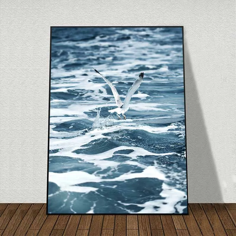 Tranh phong cảnh biển, dòng sông và ngọn rừng thông