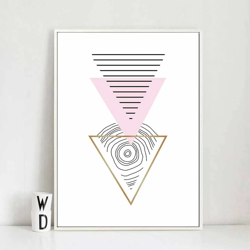 Tranh Scandinavian hoa mẫu đơn và bóng bay kết hợp chữ