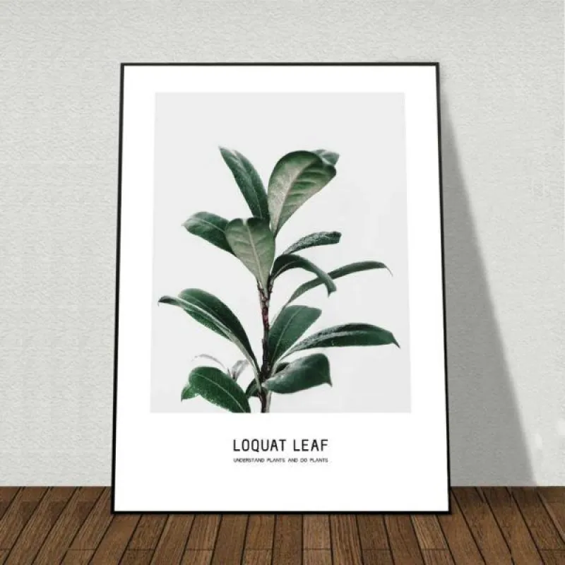 Tranh Bắc Âu Scandinavian lá cây