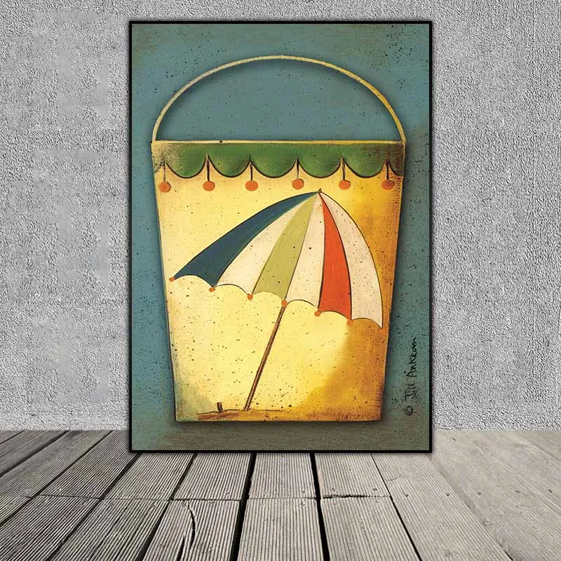 Tranh những chiếc xô của họa sĩ Jill Ankrom