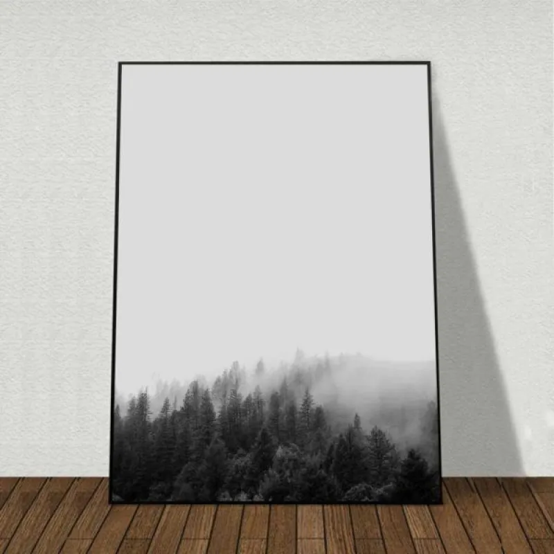 Tranh canvas Scandinavian phong cảnh biển kết hợp chữ