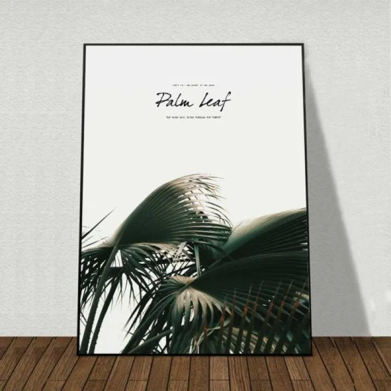 Tranh Bắc Âu Scandinavian lá cây