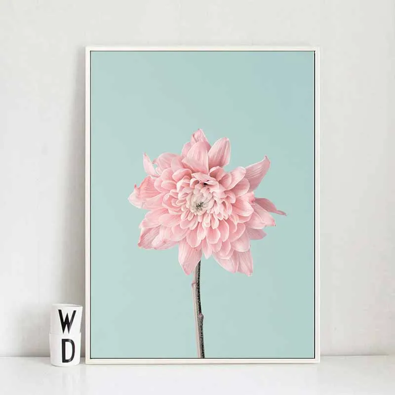 Tranh tháp Eiffel, cúc bất tử, hoa anh đào, hoa ly và xương rồng