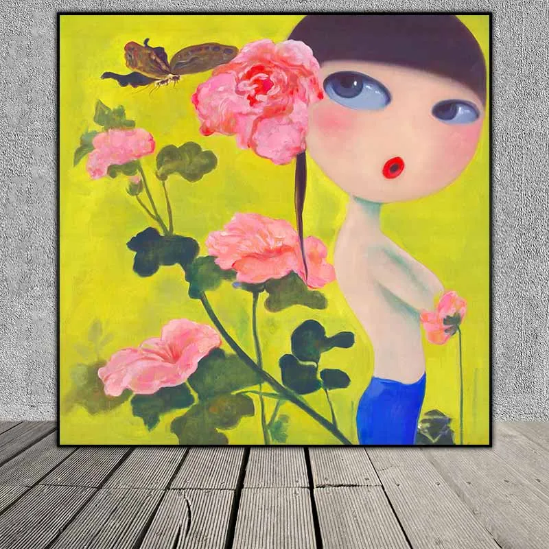 Tranh cô gái theo trường phái siêu thực của họa sĩ Li Li