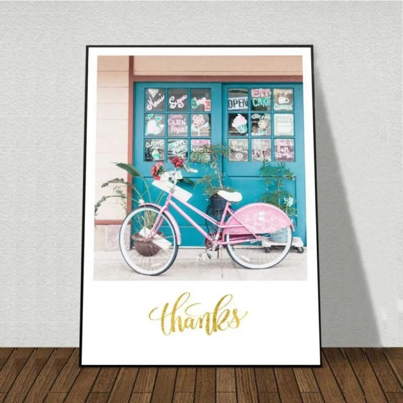 Tranh Bắc Âu kết hợp chữ