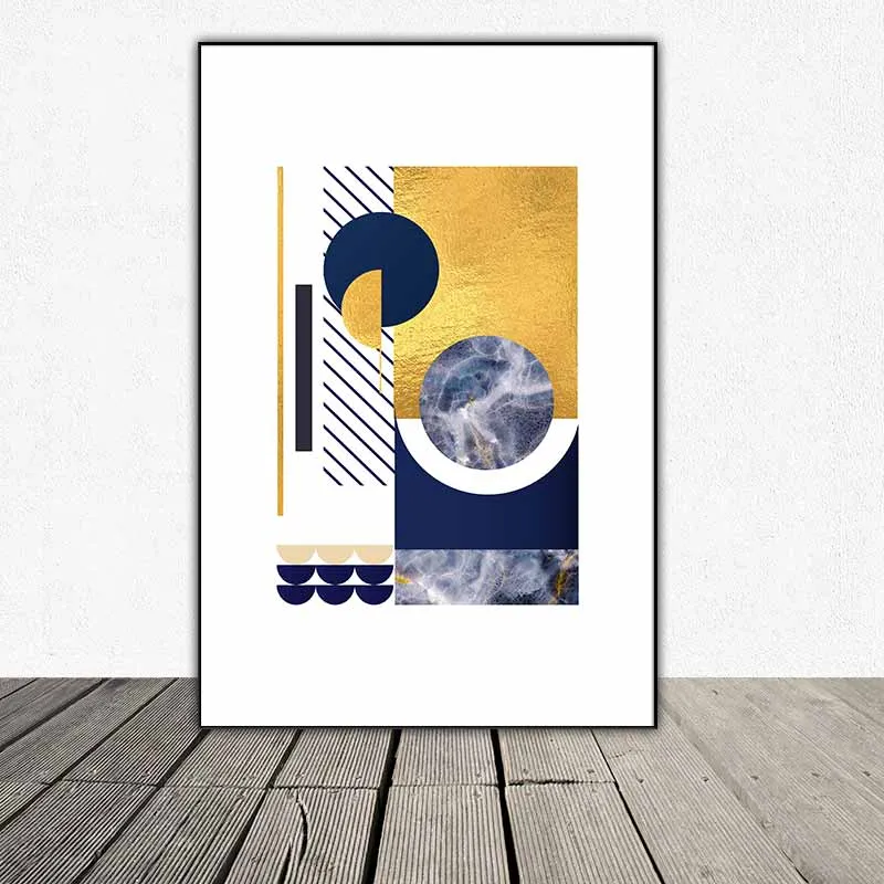 Tranh tượng thạch cao và hình trừu tượng kết hợp văn bản