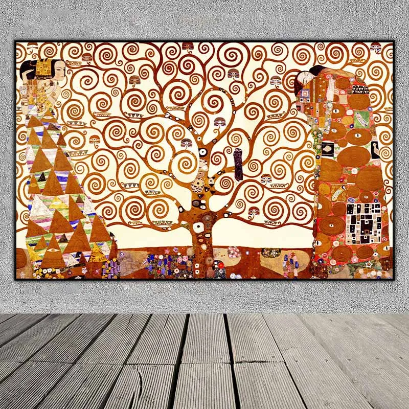 Tranh The tree of life (cây sự sống)Trừu Tượng