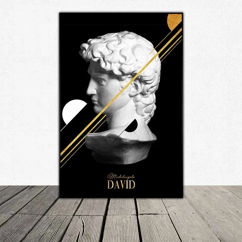 Tranh tượng thạch cao và các đường nét